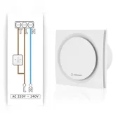 Вытяжной вентилятор Turbionaire RING 100 TW Фото - 4
