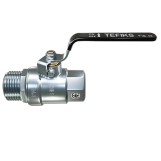 Кран шаровой резьбовой латунный UKSPAR, ручка Fig.42 / PN40 / DN50