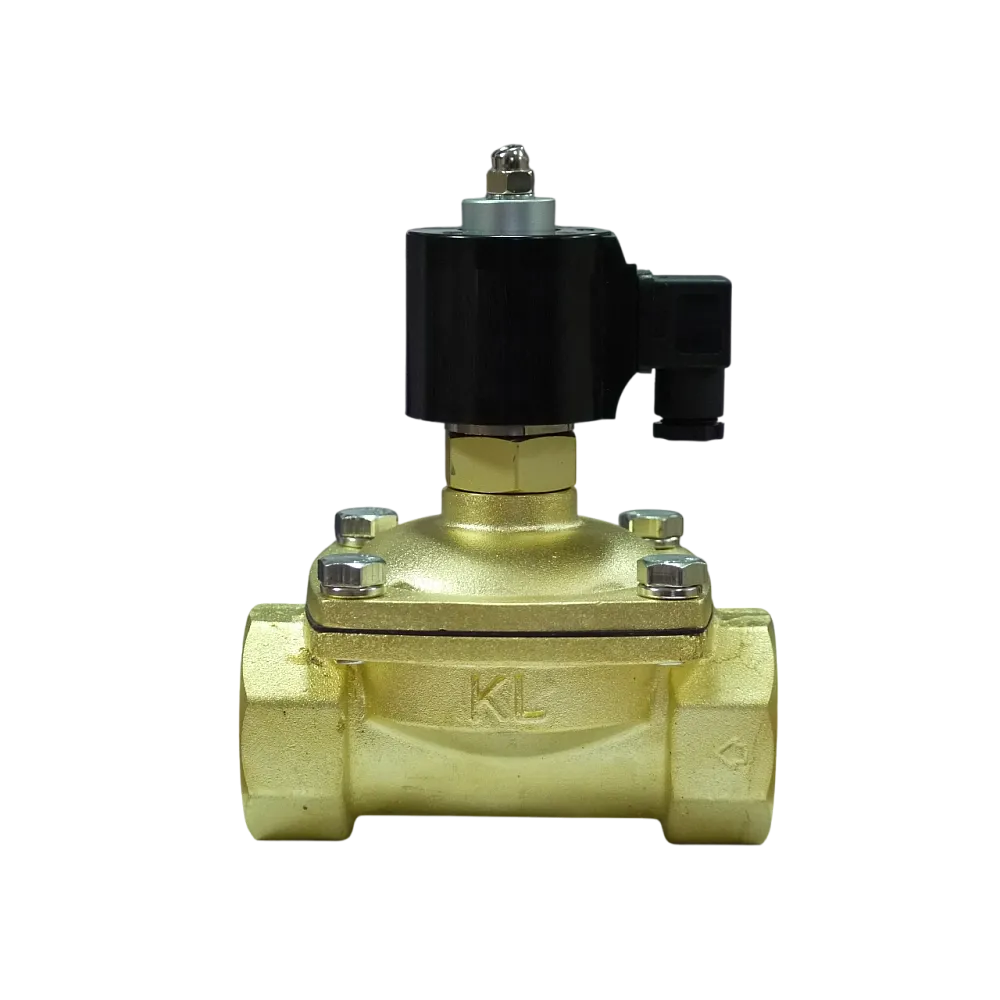 Электромагнитный клапан резьбовой UKSPAR, латунь, НВ G330/VITON/DN25