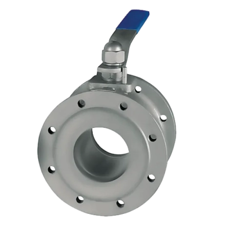 Кран кульовий фланцевий UKSPAR, K110 / 1.0619 / 1.4301 / PTFE / PN25 / DN25