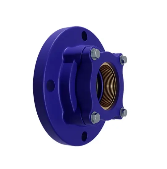 Адаптер для ПЕ, ПВХ труб фланцевий чавунний UKSPAR, M103 / GJS450-10 / PN16 / DN50/63