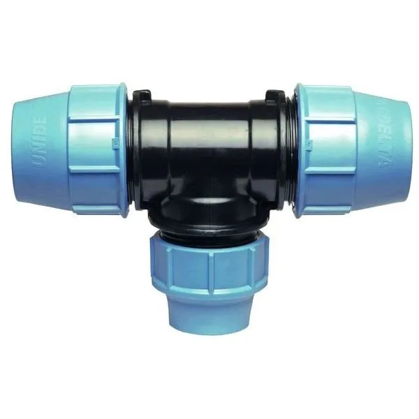 Тройник редукционный UNIDELTA Ø50 х 32 х 50 PN16 PP-B (УФ защита)