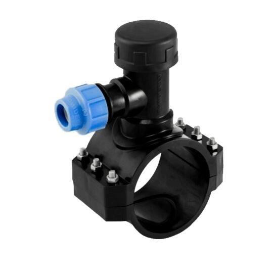 Хомут для врізки під тиском UNIDELTA 160x25 