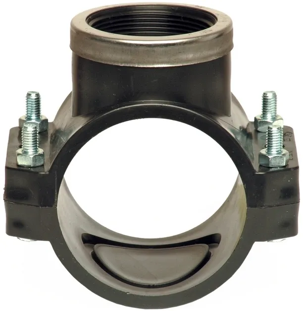 Хомут для врезки UNIDELTA Ø75 х 3/4" В PN10 PP-B (УФ защита) (1026075003001)