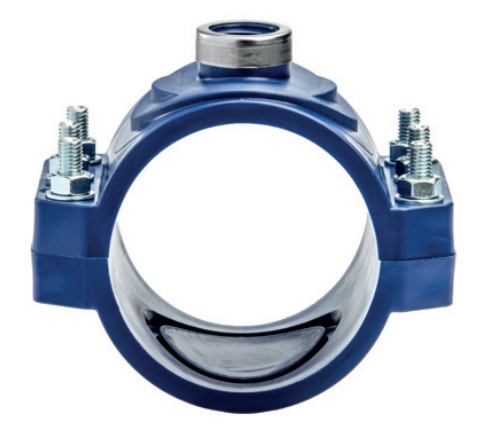 Хомут седельный UNIDELTA 75х3/4" (Ру16) (подходят на ПЭ и ПВХ)