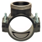 Хомут для врізки UNIDELTA Ø125 х 1/2" В  PN10  PP-B  (УФ захист)