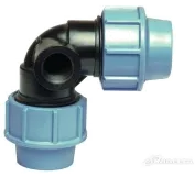 Коліно з боковою різьбою UNIDELTA Ø25 х 1/2" В  PN16  PP-B  (УФ захист)
