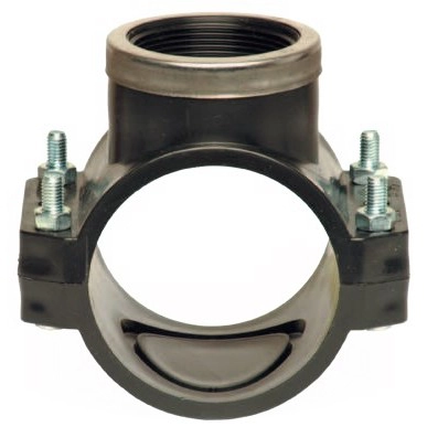 Хомут для врізки UNIDELTA Ø125 х 1/2" В  PN10  PP-B  (УФ захист)