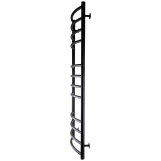 Полотенцесушитель UNIO LDE W 1200-500-12 BLK Лесенка Дуга Элит вода черная Фото - 2