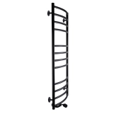 Рушникосушарка UNIO LDE EL 1200-500-12 BLK Драбинка Дуга Еліт електро чорна Фото - 2