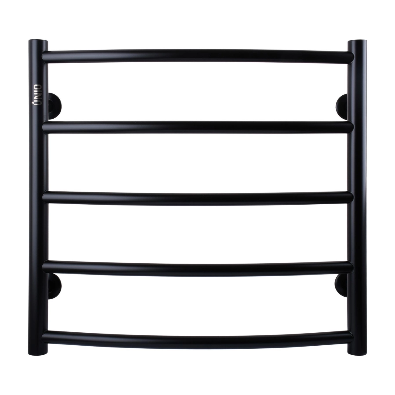 Рушникосушарка UNIO LD W 500-500-5 BLK Драбинка Дуга  чорна