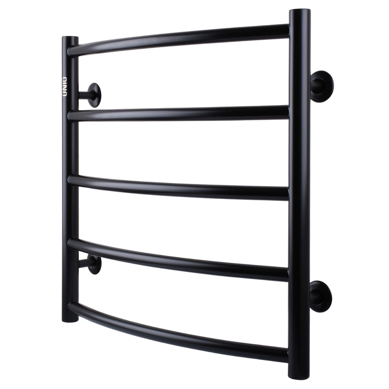 Рушникосушарка UNIO LD W 500-500-5 BLK Драбинка Дуга  чорна Фото - 1