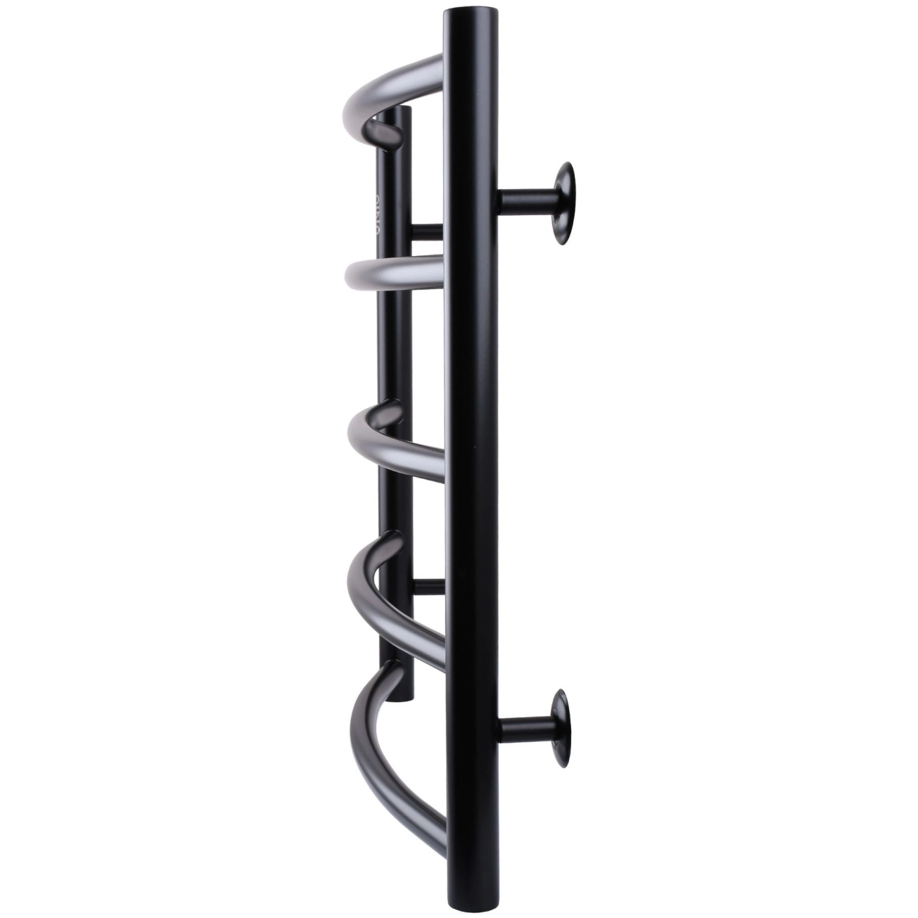 Рушникосушарка UNIO LD W 500-500-5 BLK Драбинка Дуга  чорна Фото - 2
