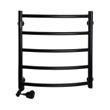 Рушникосушарка UNIO LD EL 500-500-5 BLK Драбинка Дуга чорна