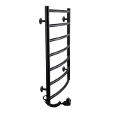 Рушникосушарка UNIO LD EL 700-500-7 BLK Драбинка Дуга чорна Фото - 2