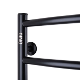 Рушникосушарка UNIO LD ER 700-500-7 BLK Драбинка Дуга  чорна Фото - 2