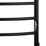 Полотенцесушитель UNIO LD ЕU 700-500-7 BLK Лесенка Дуга электро черная Фото - 2