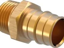 Штуцер латунь UPONOR Q&E з зовнішньою конусною різьбою  Ø32 х G1" ЗP  
