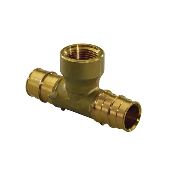 Трійник латунь UPONOR  Q&E з внутрішньою різьбою  Ø25 х 3/4" ВР х 25