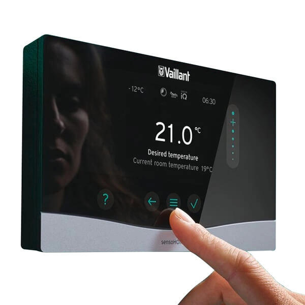 Беспроводной погодозависимый регулятор Vaillant sensoCOMFORT VRC 720/3 (0010045482) Фото - 1