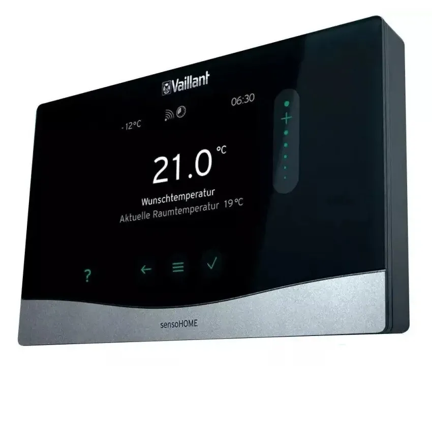 Программируемый термостатический регулятор с сенсорным управлением Vaillant sensoHOME VRT 380/2 (0010045486) Фото - 1