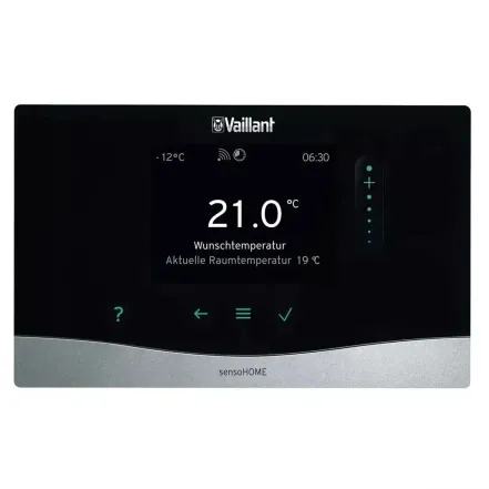 Програмований термостатичний регулятор з сенсорним керуванням Vaillant sensoHOME VRT 380/2  (0010045486)