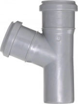 Трійник Valsir HTEA Ø50/50x67° (VS0508015)