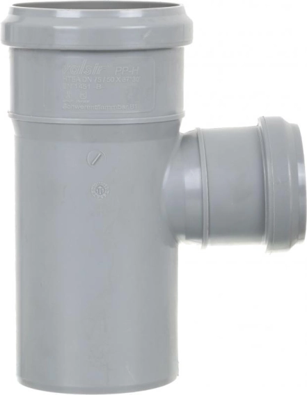 Редукционный тройник Valsir HTEA Ø75/50x87° (VS0510023)