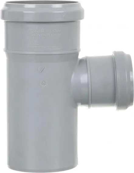 Трійник редукційний Valsir HTEA Ø75/50x87° (VS0510023)
