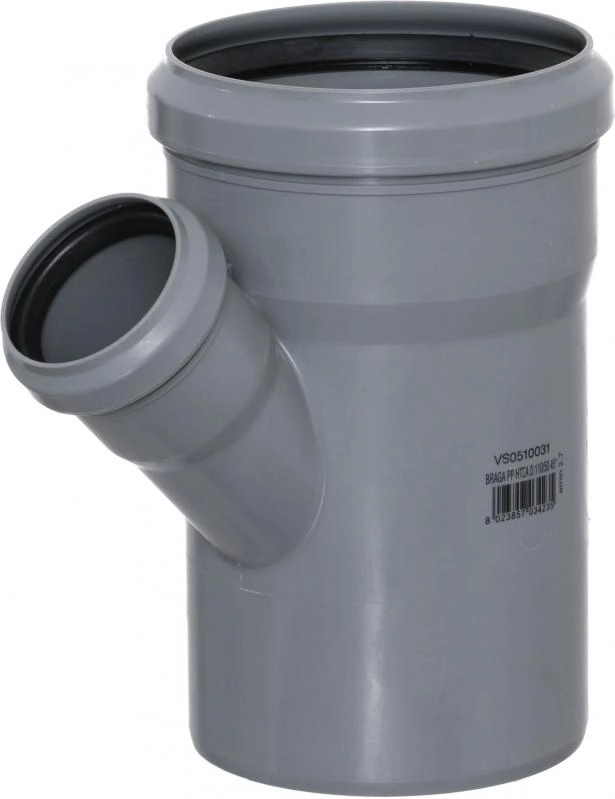 Трійник редукційний Valsir HTEA Ø110/50x45° (VS0510031)