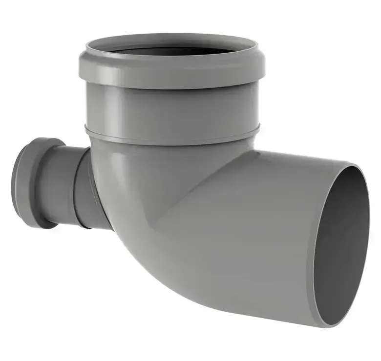 Коліно каналізаційне Valsir з верхнім відведенням HTB Ø110/50 87°/30° (VS0551001)