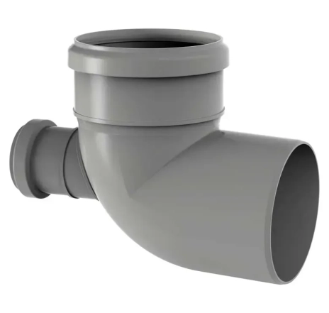 Коліно каналізаційне Valsir з верхнім відведенням HTB Ø110/50 87°/30° (VS0551001)