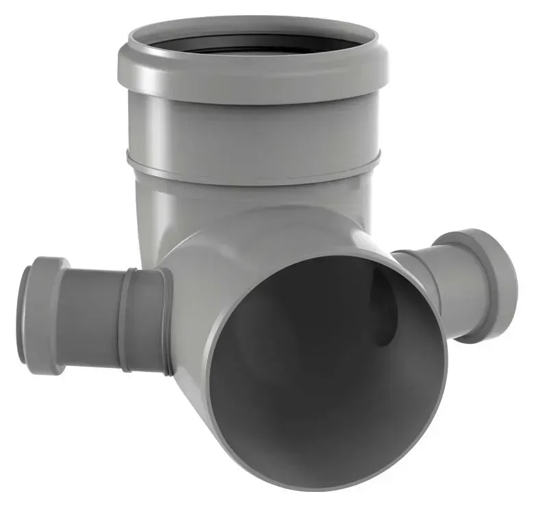 Канализационный колено Valsir с боковыми отводами HTB Ø110/50/50 67°/30° (VS0556003)