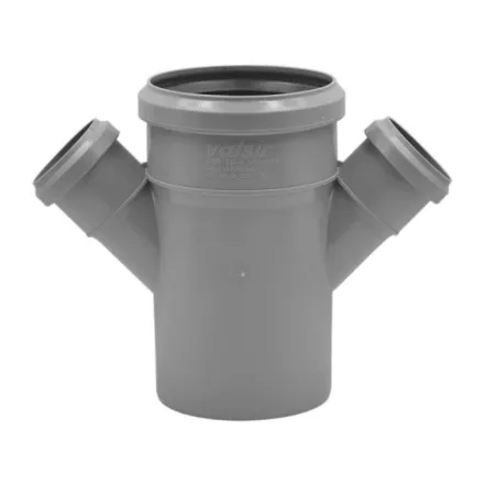 Хрестовина каналізаційна Valsir Ø90/50/50 HTDA 45° (VS0599087)