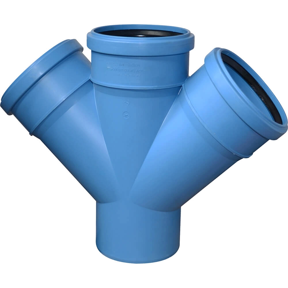 Крестовина Valsir Triplus® Ø110/110/110x45° (VS0650655) Фото - 3
