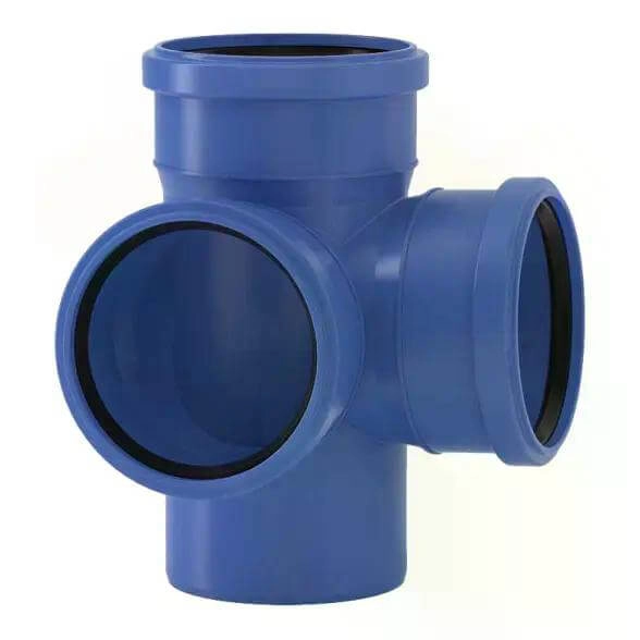 Двухплоскостная крестовина Valsir Triplus® Ø110/110/110 87° (VS0650657)