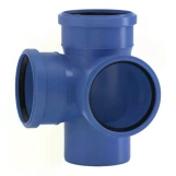 Двухплоскостная крестовина Valsir Triplus® Ø110/110/110 87° (VS0650657) Фото - 1