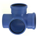Двухплоскостная крестовина Valsir Triplus® Ø110/110/110 87° (VS0650657) Фото - 2