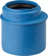Перехідник ексцентричний Valsir Triplus® Ø110/75 (VS0650721)