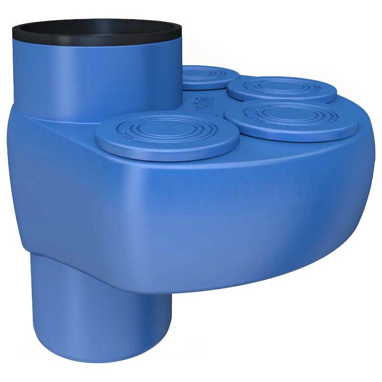Мультихрестовина Valsir Triplus® Ø110 x 4 виходи x Ø32÷50 (VS0652001)