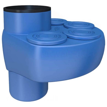 Мультихрестовина Valsir Triplus® Ø110 x 4 виходи x Ø32÷50 (VS0652001)
