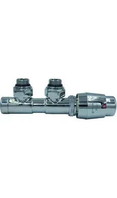 Комплект термостатичний Vario Term 50 мм TWINS кутовий лівий хром (ATSGS0202CFK/L(Cu))