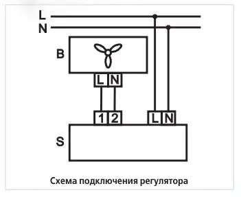 Регулятор швидкості Вентс РС-2,5 В Фото - 2