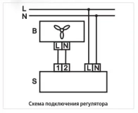 Регулятор швидкості Вентс РС-2,5 В Фото - 2