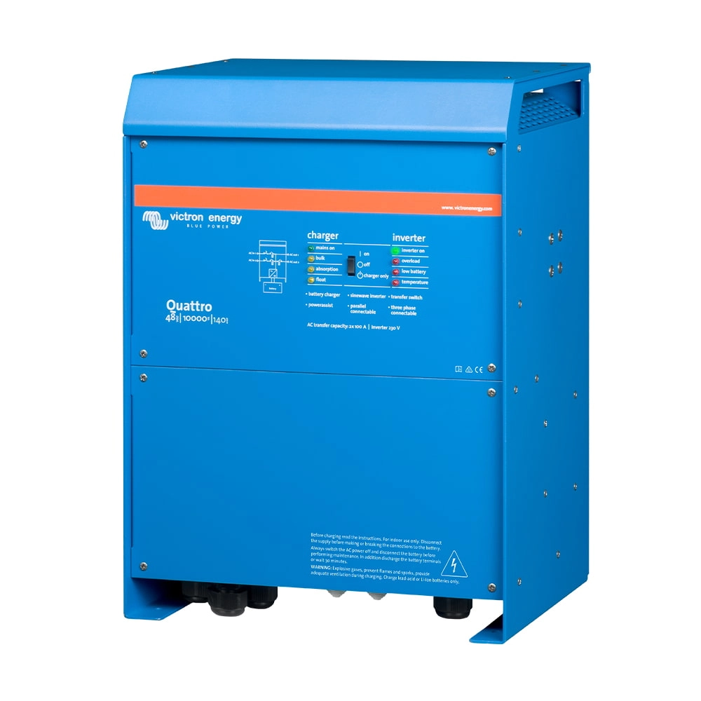 Инвертор 10kVA/8kW Victron Energy Quattro 48/10000/140-100/100 (99-00020567)