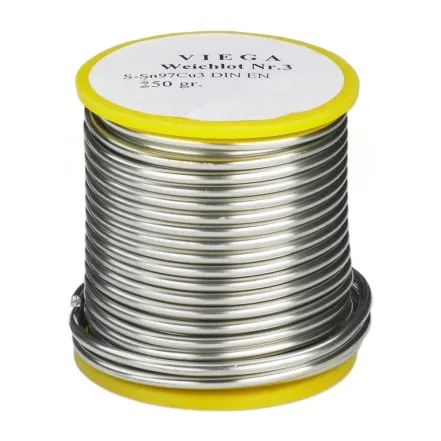 Припій м`який Viega №3  S-Sn97Cu3  250 gr  3,0 mm 94933 (113902)