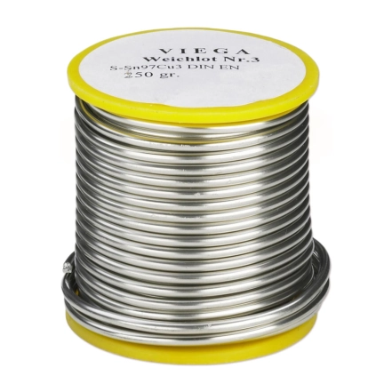 Припій м`який Viega №3  S-Sn97Cu3  250 gr  2,0 mm 94949 (449285)
