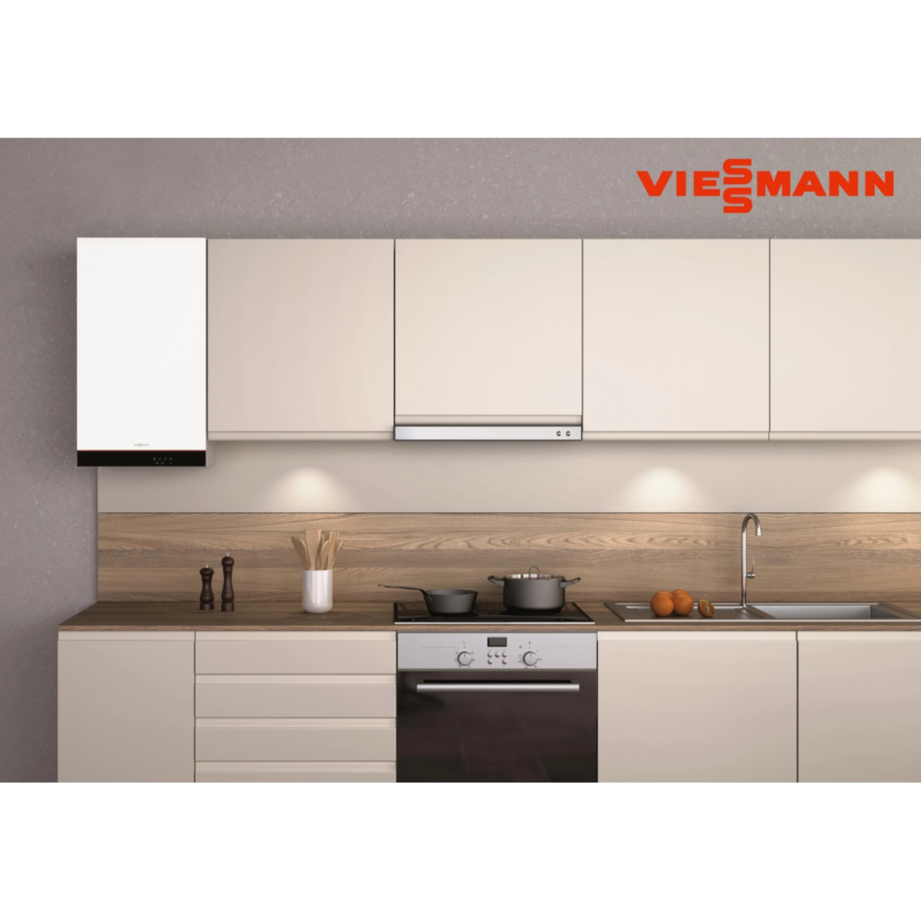 Котел газовый конденсационный Viessmann Vitodens 050-W BOKA 19 кВт wi-fi + труба Фото - 2