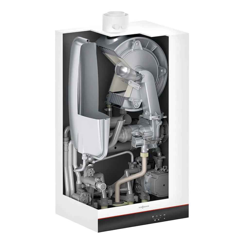 Котел газовый конденсационный Viessmann Vitodens 050-W BOHA 25 кВт wi-fi (1-о контурный) + Комнатный беспроводной термостат ViCare Фото - 1