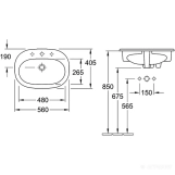 Раковина Villeroy&Boch O. Novo (41615601) Фото - 1
